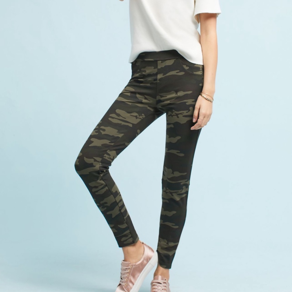 ANTHROPOLOGIE / SANCTUARY Karter Leggings - Green Camo - Sz XS